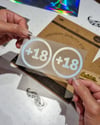 HLG2 Hologram Artı 18 Etiketi