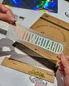 HLG27 Hologram Snowboard Yazılı Etiket