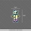 HLG54 Hologram Woodo Bebeği Etiketi
