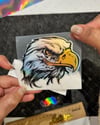 HLG61 Hologram Reflektif Kartal Kafası Etiketi