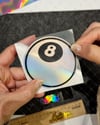 HLG66 Hologram Eight Ball Etiketi