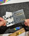 HLG68 Hologram Carpe Diem Yazılı Etiket İkili Set