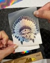 HLG71 Hologram Mohikan Kurukafa Etiketi