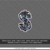 HLG80 Hologram Gangsta Motifli Dolar Etiketi