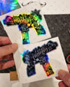 HLG81 Hologram Gangsta Motifli Uzi Etiketi Simetrik İkili Set