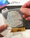HLG91 Hologram Beyaz Adventure Time Yazılı Etiket