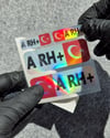 HLGBT03 Hologram A Rh Pozitif (+) Kan Grubu Etiket Seti