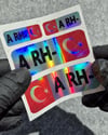 HLGBT04 Hologram A Rh Negatif (-) Kan Grubu Etiket Seti