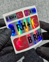 HLGBT05 Hologram B Rh Pozitif (+) Kan Grubu Etiket Seti