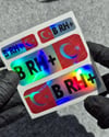 HLGBT05 Hologram B Rh Pozitif (+) Kan Grubu Etiket Seti