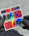 HLGBT06 Hologram B Rh Negatif (-) Kan Grubu Etiket Seti