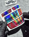 HLGBT09 Hologram İsme Özel Kan Grubu Etiket Seti