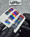 HLGBT10 Hologram İsme Özel Kan Grubu Etiket Seti