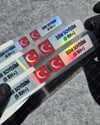 HLGBT10 Hologram İsme Özel Kan Grubu Etiket Seti