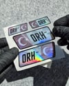 HLGBT11 Hologram 0 Rh Negatif (-) Kan Grubu Etiket Seti