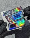 HLGBT12 Hologram 0 Rh Pozitif (+) Kan Grubu Etiket Seti