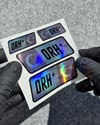 HLGBT12 Hologram 0 Rh Pozitif (+) Kan Grubu Etiket Seti
