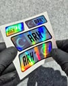 HLGBT13 Hologram A Rh Pozitif (+) Kan Grubu Etiket Seti