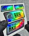 HLGBT14 Hologram A Rh Negatif (-) Kan Grubu Etiket Seti