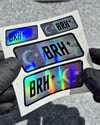 HLGBT15 Hologram B Rh Pozitif (+) Kan Grubu Etiket Seti