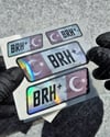 HLGBT15 Hologram B Rh Pozitif (+) Kan Grubu Etiket Seti
