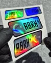 HLGBT17 Hologram AB Rh Pozitif (+) Kan Grubu Etiket Seti