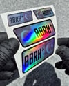 HLGBT17 Hologram AB Rh Pozitif (+) Kan Grubu Etiket Seti