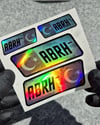 HLGBT18 Hologram AB Rh Negatif (-) Kan Grubu Etiket Seti