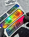 HLGBT19 Hologram İsme Özel Kan Grubu Etiket Seti