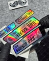 HLGBT19 Hologram İsme Özel Kan Grubu Etiket Seti