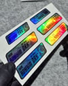 HLGBT19 Hologram İsme Özel Kan Grubu Etiket Seti