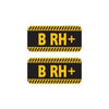 ISG9 Reflektif B Rh Pozitif (+) Kan Grubu Etiket Seti V1