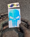 LMT11 Mavi Mor Renk Geçişli Özel Seri Kurukafa Stickerı