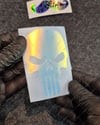 LMT11 Mavi Mor Renk Geçişli Özel Seri Kurukafa Stickerı