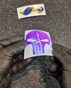 LMT11 Mavi Mor Renk Geçişli Özel Seri Kurukafa Stickerı