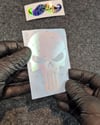 LMT14 Turuncu Pembe Renk Geçişli Özel Seri Kurukafa Stickerı