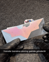 LMT2 Turuncu Pembe Renk Geçişli Özel Seri Sticker