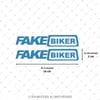LMT28 Limited Edition Mavi Galaksi Efektli Fake Biker Etiketi 2li Set