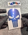 LMT35 Limited Edition Mavi Galaksi Efektli Kurukafa Stickerı