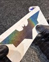 LMT4 Limited Edition Mavi Galaksi Efektli Yarasa Stickerı