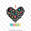 LPT13 Ozel Seri I love Music Yazili Etiket