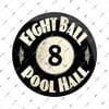 MSL1 Bilardo Topu No 8 Etiketi
