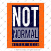 MSL135 Normal Degil Yazili Etiket