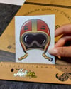 MSL35 Kirmizi Vintage Kask Etiketi