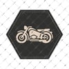 MSL56 Motosiklet Motifli Etiket