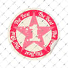 MSL65 Pembe No1 Amblem Etiketi