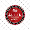 PKR1 All In Yazili Poker Etiket