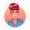 PNP37 Pinup Kizi Etiketi