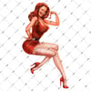 PNP40 Pinup Kizi Etiketi