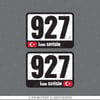 PRS16 Yaris Numarasi İsim Seti